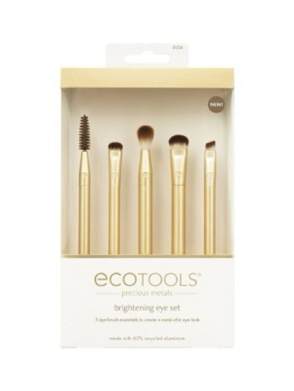 Ecotools Brightening Eye Brush Set 5ct - New